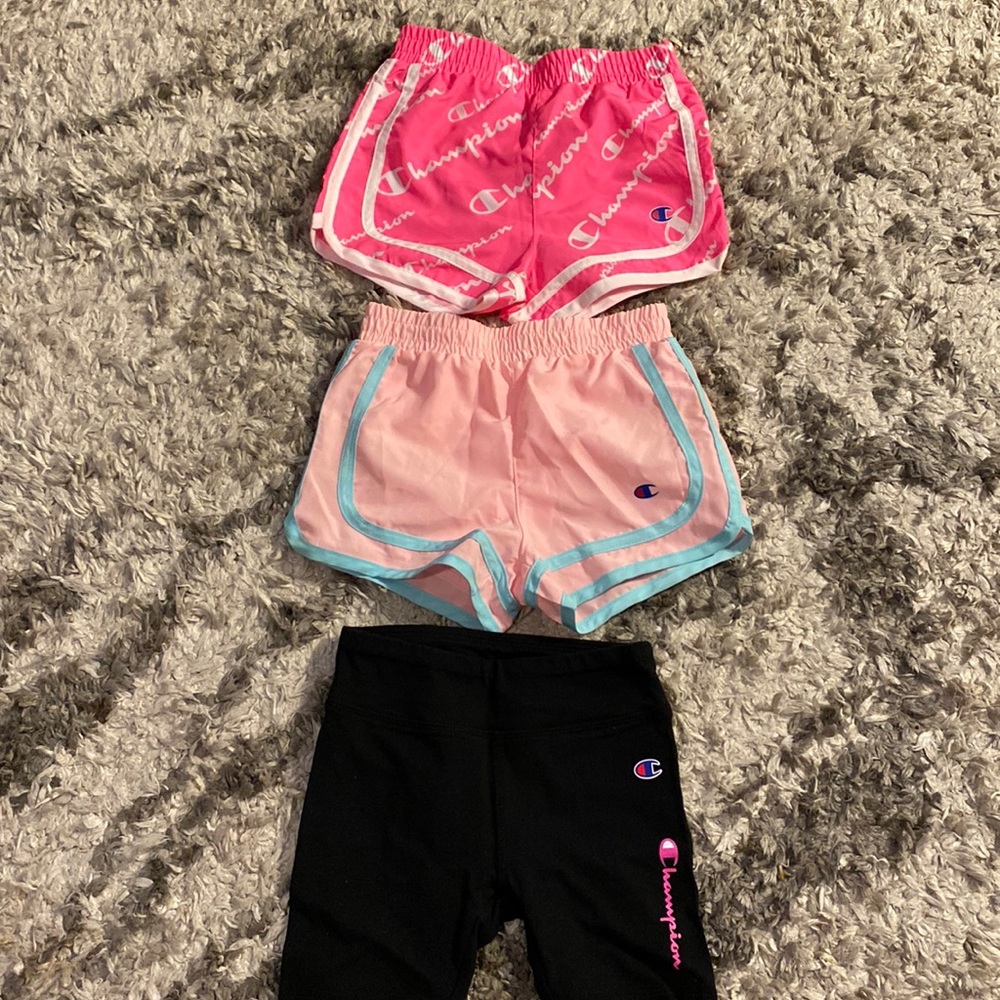 Kids Champion 4t shorts selling all 3 together